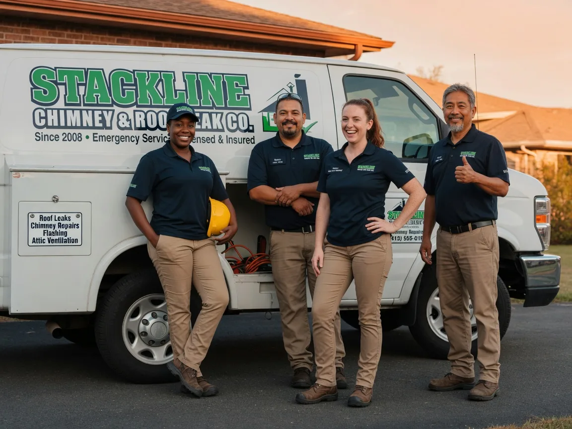 Chimney flashing repair company in Central Point, OR